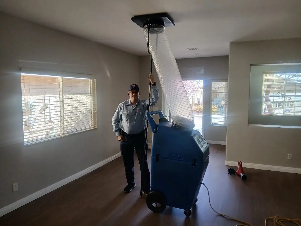 Professional Dryer Vent Cleaning work inside a Stephenville home